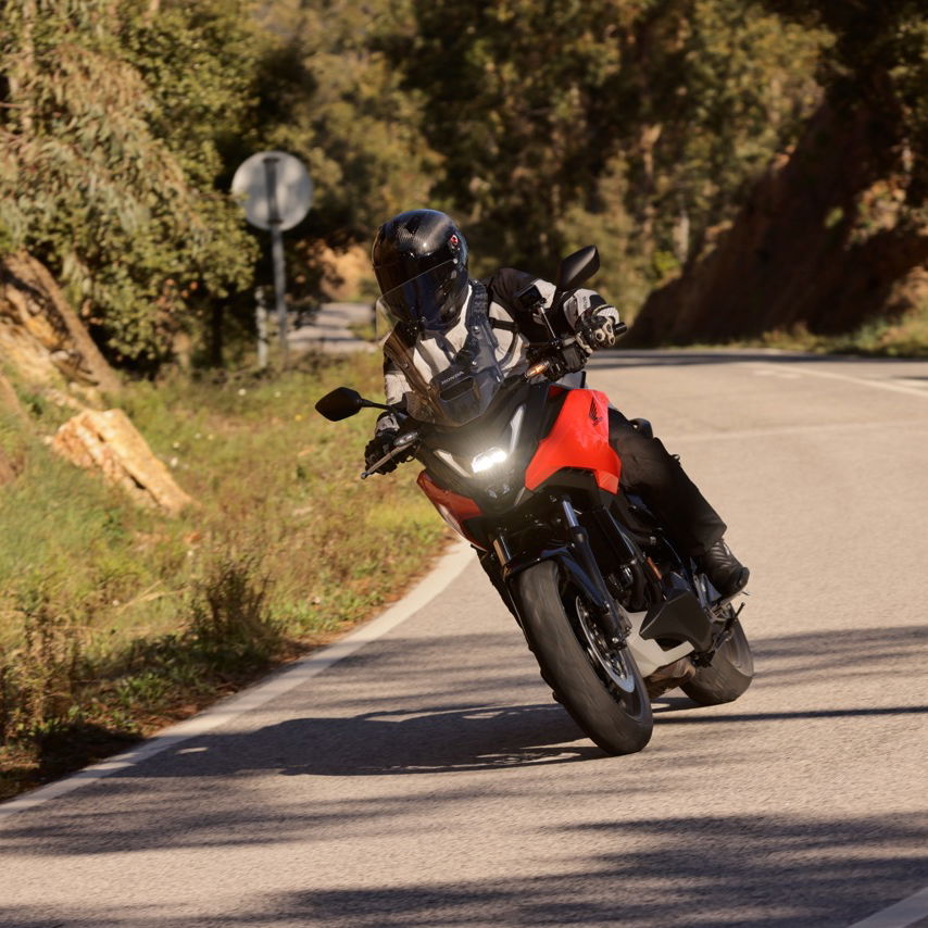 The bike makes you feel immediately at home